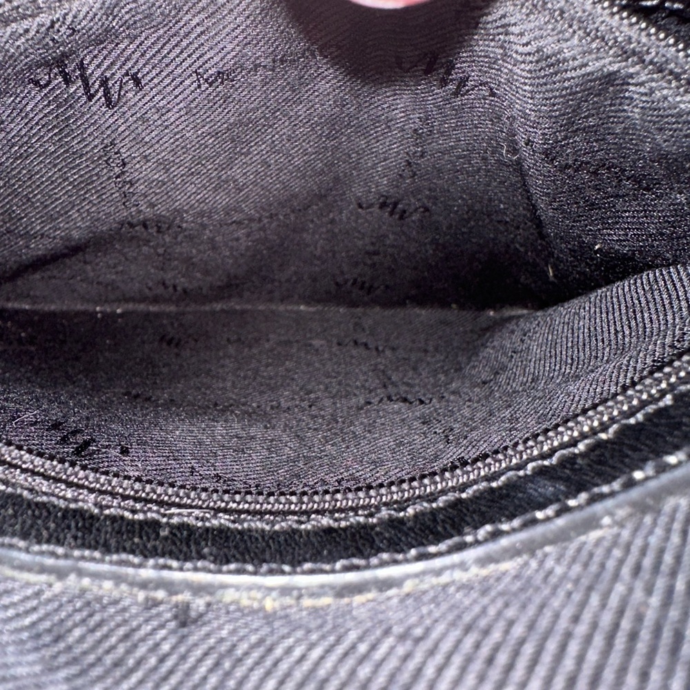 Monsac Original- Elegant Black Leather Tote Bag - Picture 10 of 13
